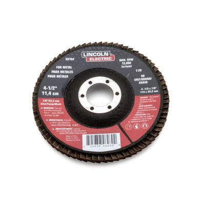 LEWKH164 image(0) - Lincoln Electric 4.5-inch  60 Grit Flap Disc