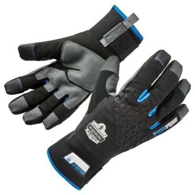 ERG17372 image(0) - Ergodyne 817WP S Black Waterproof Winter Work Gloves