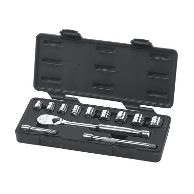 KDT80556 image(0) - GearWrench 12 Piece 3/8 Inch Drive 6 Point Standard SAE Mechanics Tool Set