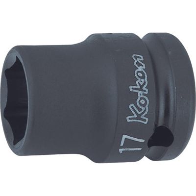 KKN14401A-1-2 image(0) - Ko-ken USA 14401A-1/2 1/2 Sq. Dr. Socket 1/2 6 point Length 38mm Thin walled