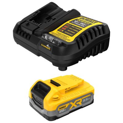 DWTDCBP320C image(0) - DeWalt 20V MAX XR POWERSTACK 3.5 AH Battery Starter Kit