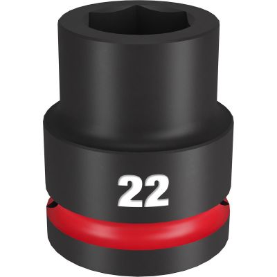 MLW49-66-6360 image(1) - Milwaukee Tool SHOCKWAVE Impact Duty  3/4"Drive 22MM Standard 6 Point Socket