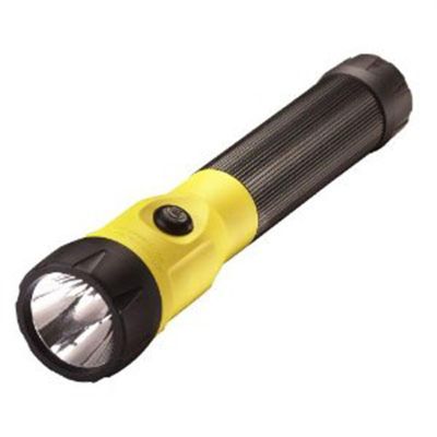 STL76183 image(0) - Streamlight 485 Lumen PolyStinger LED Flashlight - 120V/100V AC/12V DC - Smart Charge - Yellow