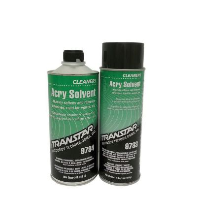 TRP9784 image(0) - Transtar Autobody Products 9784 Acry Solvent Adhesive Cleaner, 1 qt Can, Clear, Form, Liquid