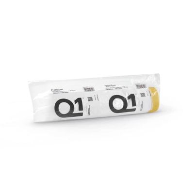 Q1PMDF0260 image(0) - PPM Q1 Products MDF0260 Premium Masking Drop Film, 25 yd L x 60 cm W, HDPE, Sun Yellow (Tape), Clear (Film)