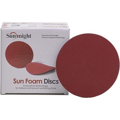 SUA97223 image(0) - Sunmight USA Corporation Sunfoam SC -  6" No Hole Grip Foam Disc  Grit 2000