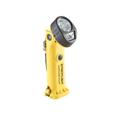 STL91831 image(0) - Streamlight Survivor Pivot Magnet - 120V/100V AC/12V DC Includes rechargeable battery pack, 120V/100V AC/12V DC charger, magnet - Yellow