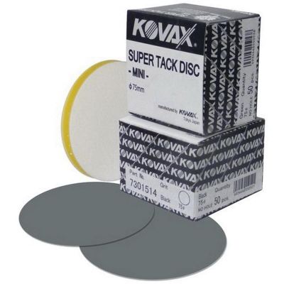 EAG7301514 image(0) - Eagle Abrasives, Inc. KOVAX Super Buflex 730-1514 Abrasive Disc, 3 in, 3000 Grit, Super-Tack Attachment, Black
