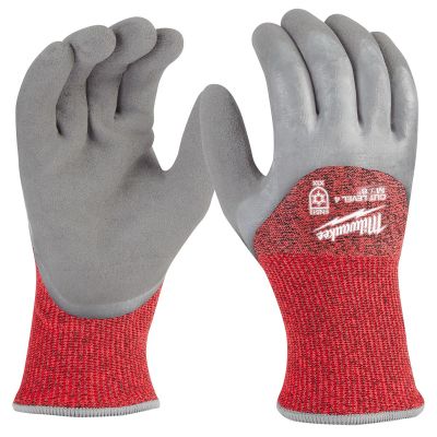 MLW48-73-9941 image(0) - Milwaukee Tool Cut Level 4 Winter Dipped Gloves - Medium