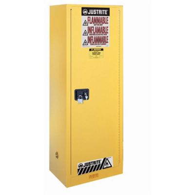 JUS892200 image(0) - Justrite Mfg. Co. CABINET 22 GAL FLAMMABLE YELLOW