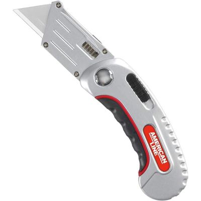 ASR65-0203 image(0) - American Safety Razor Folding Utility Knife with 6 Blades