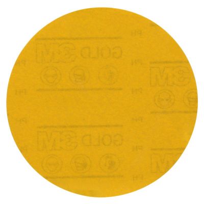 MMM09241 image(0) - 3M  Hookit Gold Abrasive Disc 09241, 800, 5-inch (125mm), No Hole