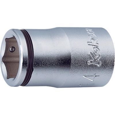 KKN4450M-16 image(0) - Ko-ken USA 4450M-16 1/2 Sq. Dr. Socket 16mm Nut Grip Length 36mm