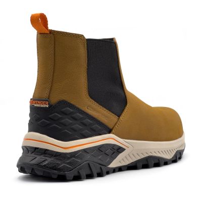 FSIA8808-7.5D image(1) - Avenger Work Boots Summit Trail - Women's - CT|EH|SR|SF - Light Brown / Grey - Size: 7.5 - D - (Regular)