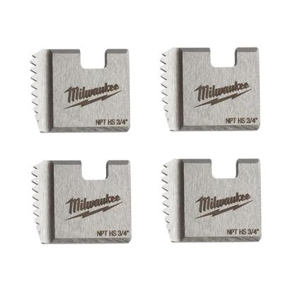 MLW48-36-1107 image(0) - Milwaukee Tool 1/2 Inch HIGH SPEED NPT Portable Pipe Threading Dies