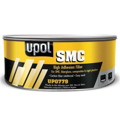 UPO0777 image(0) - U Pol Products UP0777 High Adhesion SMC Bonding Filler, 1.1 L Tin, Black, Paste