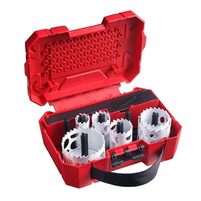 MLW49-22-3084 image(0) - Milwaukee Tool 10 PC HOLE DOZER with Carbide Teeth Electrician Feets Hole Saw Kit