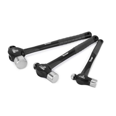 TIT63706 image(0) - TITAN 3 pc. Pro-X Ball Pein Hammer Set