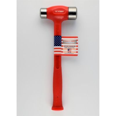 TRUTC47BPF image(0) - Trusty Cook Inc. 47 oz Flat-Flat Dead Blow Hammer - Model TC47BPF - Red