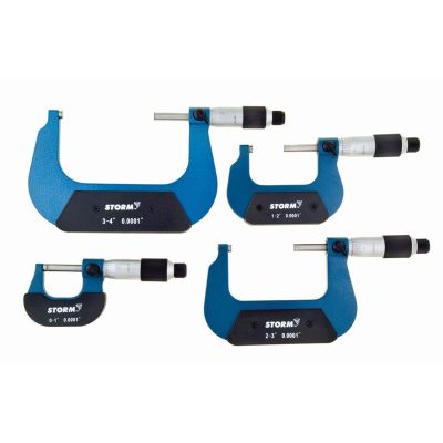 CEN3M114 image(1) - Central Tools 4PC Outside Micrometer Set
