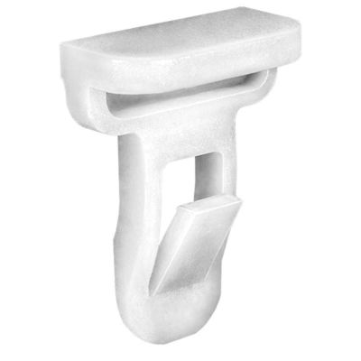 AVC21857 image(0) - AUVECO 21857 Front and Rear Spoiler Molding Clip, (10 x 20 mm) Head, Nylon, White