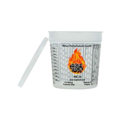 HITMC16 image(0) - High Teck Products MC16 Mixing Cup, 1 pt, Polypropylene