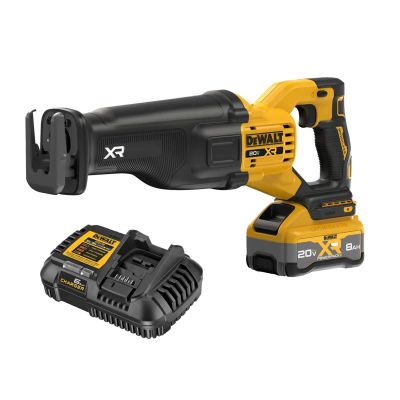 DWTDCS384WW1 image(0) - DeWalt 20V MAX* XR Brushless Cordless Reciprocating Saw Kit