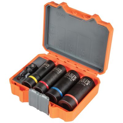 KLE66031 image(0) - Klein Tools 3-in-1 Slotted Impact Socket, 12-Point, 3/4 and 9/16-Inch