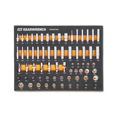 KDTGWMSSKT14SAE image(0) - GearWrench 68 Piece 1/4" Dr Master SAE Socket Set in Foam Storage Tray