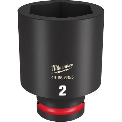 MLW49-66-6355 image(1) - Milwaukee Tool SHOCKWAVE Impact Duty  3/4"Drive 2" Deep 6 Point Socket