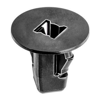 AVC21792 image(0) - AUVECO 21792 Fender Liner Screw Grommet, M5.5 Screw x 20 mm Dia Head x 17 mm L Stem x (9 x 9 mm) Hole, Nylon, Black