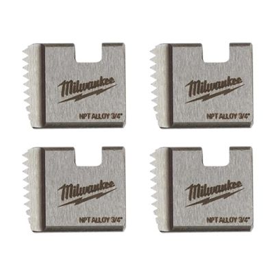 MLW48-36-1104 image(0) - Milwaukee Tool Milwaukee 1-1/4 Inch ALLOY NPT Portable Pipe Threading Dies