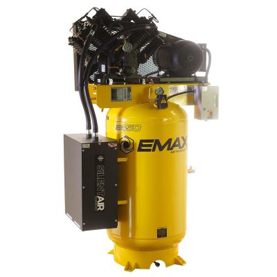 EMXESP07V080V1 image(0) - Emax Compressor Compressor 7.5 HP 2 Stg 1 Ph Vert 80 Gal