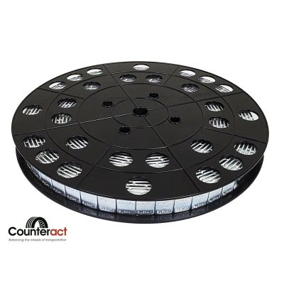 COUSAWW-12R image(0) - Counteract Counteract Steel Adhesive Wheel Weight Roll - Silver