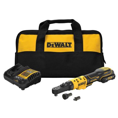 DWTDCF500GG1 image(0) - DeWalt XTREME 12V MAX* BRUSHLESS CORDLESS 3/8-in. & 1/4-in. SEALED HEAD RATCHET KIT