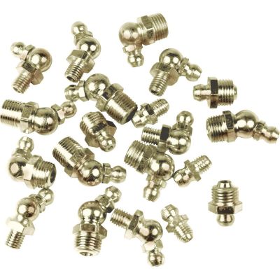 WLMW54249 image(0) - Wilmar Corp. / Performance Tool 10 pk. 1/4-28 Grease Fittings