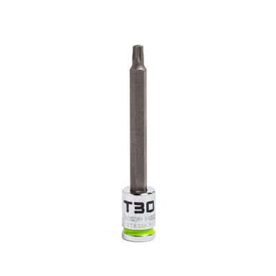 GETSTB30L image(0) - Grip Edge Tools 3/8" Dr RPT Long Star Bit Socket T30