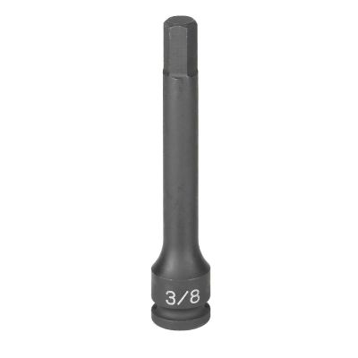 GRE19084M image(0) - Grey Pneumatic 3/8" Drive x 8mm Hex Driver 4" Length