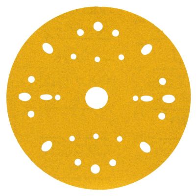 MMM09284 image(0) - 3M  Hookit Gold Abrasive Disc 09284, 180, 6-inch (150mm), Dust-Free
