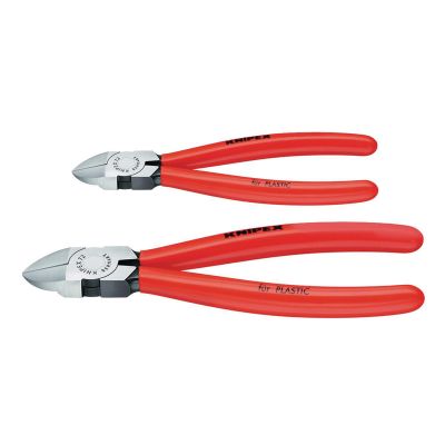 KNP9K008090US image(1) - KNIPEX 2-Piece Flush Cut Diagonal Cutters Set