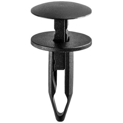 AVC18896 image(0) - AUVECO 18896 Push-Type with Closed End Bumper Fascia Retainer, 20 mm Dia Head x 28 mm L Stem, Nylon, Black