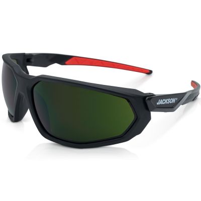 JCK45102 image(0) - Jackson Safety Safety Glasses - HyperGuard F-Series - Shade 5.0 IR Lens - Black Full Frame - STA-CLEAR Anti-Fog
