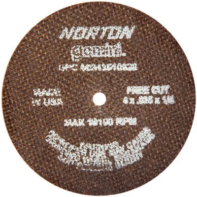 NOR10630 image(0) - Norton Gemini 10630 Free Cut Cut-Off Wheel, 4 in Dia, 0.035 in THK Wheel, 3/8 in Center Hole, 19100 rpm