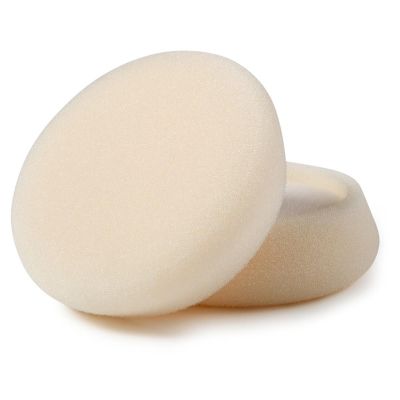 MMM30041 image(0) - 3M Perfect-It 30041 Single Sided Compounding Pad, 4 in Dia, Hook and Loop Attachment, Foam Pad, White