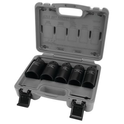 WLMW89316 image(0) - Wilmar Corp. / Performance Tool 5 pc. 12pt Axle Nut Socket