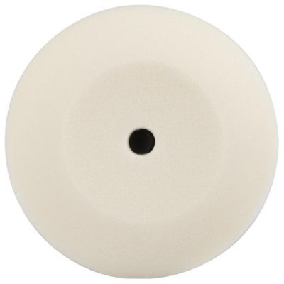 WZP11205 image(0) - Wizards Products 11205 Medium Density Buffing Pad, 8-1/2 in Overall Dia, Hook and Loop, White