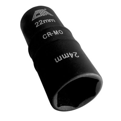 CTA4217 image(0) - CTA Manufacturing Lug Nut Flip Socket - 22 mm x 24 mm