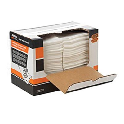 DYMDC-101 image(0) - Devilbiss CLEAN 803657 Paint Prep Wipes, 12 in x 13 in, 300 Capacity Case, White