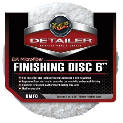 MEGDMF6B image(0) - Meguiar's Automotive 6" DA Microfiber Finishing Discs (12