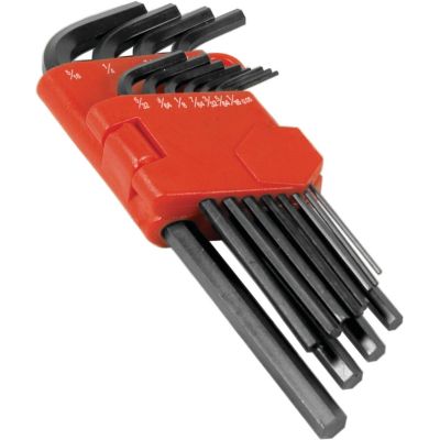 WLMW86101 image(0) - Wilmar Corp. / Performance Tool 12 pc. Long Hex Key Wrench Set